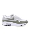 Nike Leather Mesh Sneakers Padded Collar In White