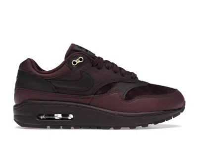 Pre-owned Nike Air Max 1 (women's) Sneakers In Burgundy Crush