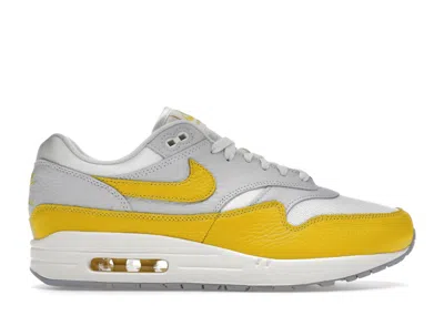Pre-owned Nike Air Max 1 (women's) Sneakers In Photon Dust/tour Yellow