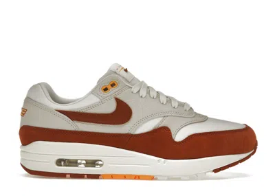 Pre-owned Nike Air Max 1 (women's) Sneakers In Sail/rugged Orange/light Orewood Brown In Multi