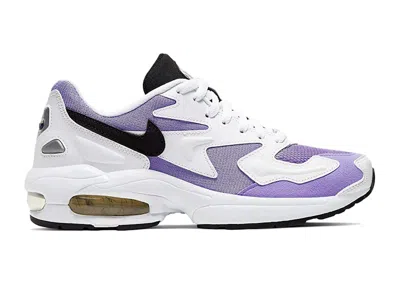 Pre-owned Nike Air Max 2 Light Purple (women's) Sneakers In White/light Purple/black