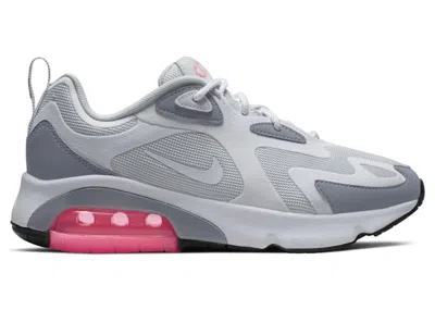 Pre-owned Nike Air Max 200 Platinum (women's) Sneakers In Pure Platinum/cool Grey/sunset Pulse