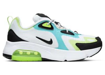 Pre-owned Nike Air Max 200 Se Sneakers In White/electric Green/oracle Aqua