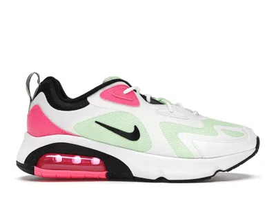 Pre-owned Nike Air Max 200 Watermelon (women's) Sneakers In White/black/hyper Pink