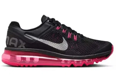 Pre-owned Nike Air Max 2013 Sneakers In Black/dark Grey/fusion Pink In Multi