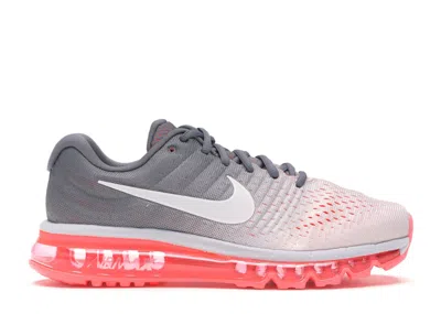 Pre-owned Nike Air Max 2017 Hot Lava (women's) Sneakers In Pure Platinum/white/cool Grey