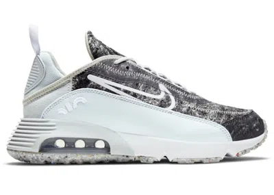 Pre-owned Nike Air Max 2090 Crater Se (women's) Sneakers In Aura/light Bone/light Smoke Grey