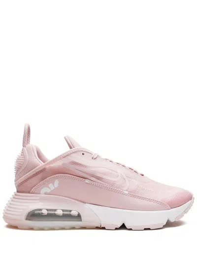 Nike Air Max 2090 Low-top Sneakers In Pink Foam/white/metallic Silver