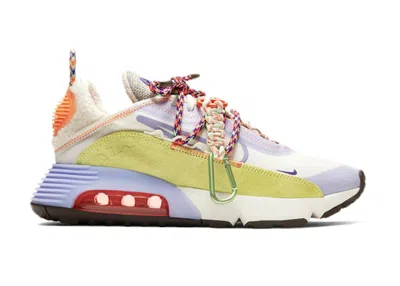 Pre-owned Nike Air Max 2090 Mountain Climbing (women's) Sneakers In Sail/lilac Ice/lime