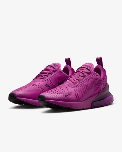 Nike Air Max 270 Ah6789-501 Sneaker Women's Purple Lace Up Lifestyle Shoes Dwa60