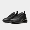 Nike Air Max 270 Ah8050-005 Men's Triple Black Athletic Running Shoes Cg857 In Black