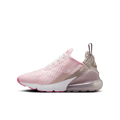 Nike Air Max 270 Big Kids' Shoes In Pink