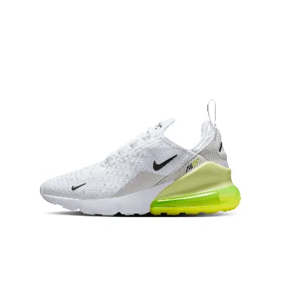 Nike Babies' Air Max 270 Big Kids' Shoes In White