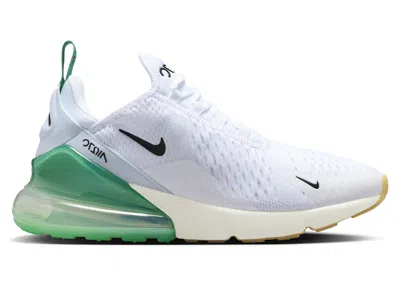 Pre-owned Nike Air Max 270 Black (women's) Sneakers In Summitin White/summit White/stadium Green