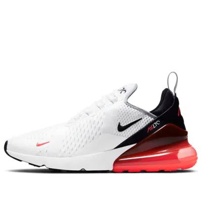 Nike Air Max 270 'bright Crimson Black' In White