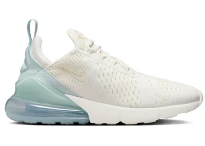 Pre-owned Nike Air Max 270 Coconut Milk (women's) Sneakers In Sail/glacier Blue/flax In Multi