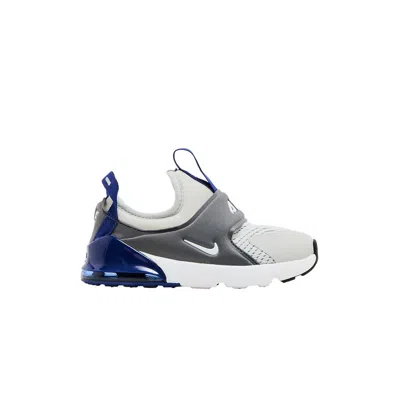 Pre-owned Nike Air Max 270 Extreme Td 'grey Fog Game Royal' | Infant Size 2