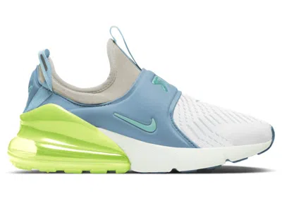 Pre-owned Nike Air Max 270 Extreme Tropical Twist Sneakers In Light Bone/white/cerulean
