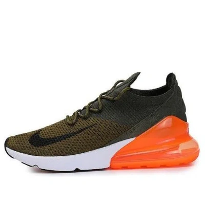 Nike Air Max 270 Flyknit 'olive Flak' In Multi