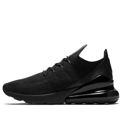 Nike Air Max 270 Flyknit 'triple Black'