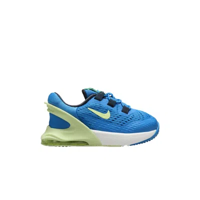 Pre-owned Nike Air Max 270 Go Td 'light Photo Blue Barely Volt' | Infant Size 9