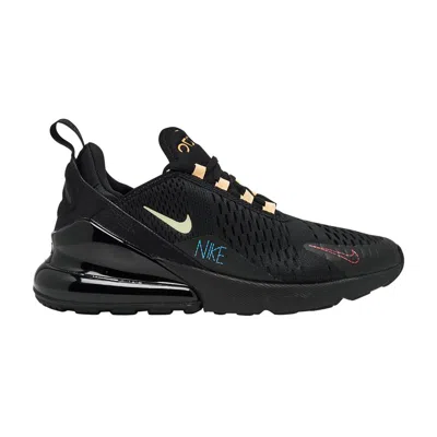 Pre-owned Nike Air Max 270 Gs 'black Lime Ice Crimson' | Kid's Size 6