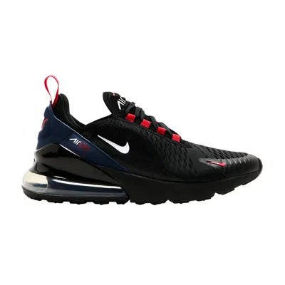 Pre-owned Nike Air Max 270 Gs 'black Midnight Navy Red' | Kid's Size 6