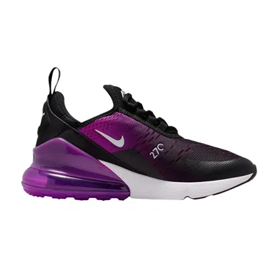 Pre-owned Nike Air Max 270 Gs 'black Vivid Purple' | Kid's Size 3.5