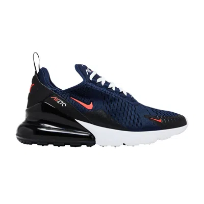 Pre-owned Nike Air Max 270 Gs 'midnight Navy Picante Red' | Blue | Kid's Size 6
