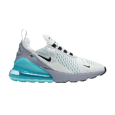 Pre-owned Nike Air Max 270 Gs 'platinum Aurora' In White