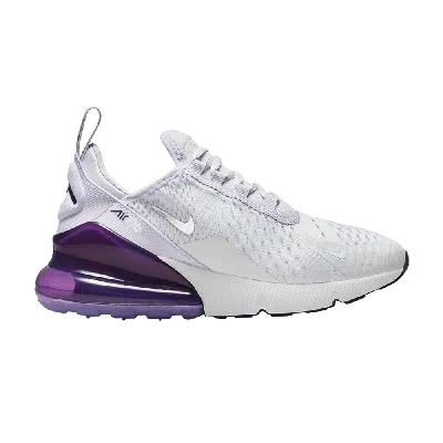 Pre-owned Nike Air Max 270 Gs 'pure Platinum Violet Frost' In White