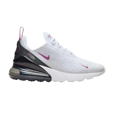 Pre-owned Nike Air Max 270 Gs 'white Hot Fuchsia' | Kid's Size 7