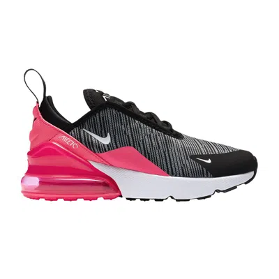 Pre-owned Nike Air Max 270 Knit Jacquard Ps 'black Racer Pink' | Kid's Size 2