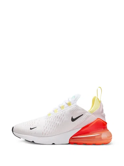 Nike Air Max 270 Lace-up Sneakers In White