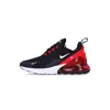 Nike Air Max 270 Sneakers In Black/white/university Red/anthracite