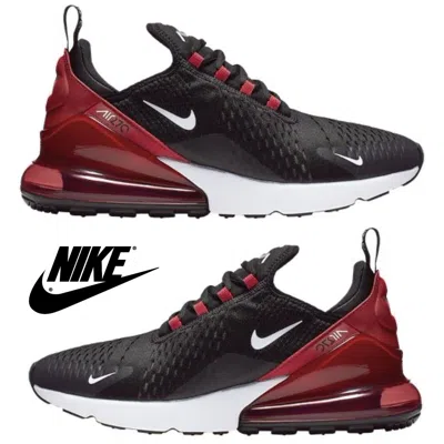 Pre-owned Nike Air Max 270 Men's Sneakers Casual Athletic Premium Comfort Sport Shoes Gym In White