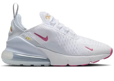 Pre-owned Nike Air Max 270 Pinksicle Sneakers In White/blue Tint/light Armory Blue