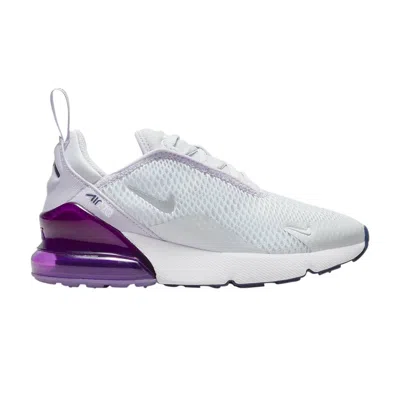 Pre-owned Nike Air Max 270 Ps 'pure Platinum Violet Frost' | White | Kid's Size 3