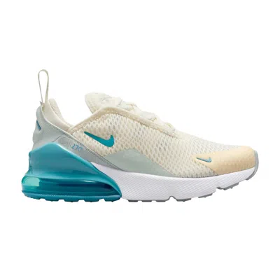 Pre-owned Nike Air Max 270 Ps 'soft Pearl Denim Turquoise' | Cream | Kid's Size 10.5