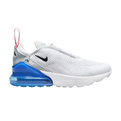 Pre-owned Nike Air Max 270 Ps 'white Light Photo Blue' | Kid's Size 10.5