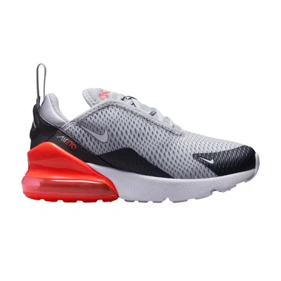 Pre-owned Nike Air Max 270 Ps 'wolf Grey Bright Crimson' | Kid's Size 12