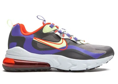 Pre-owned Nike Air Max 270 React Dunk It Pack Sneakers In Thunder Grey/barely Volt/bright Crimson In Multi
