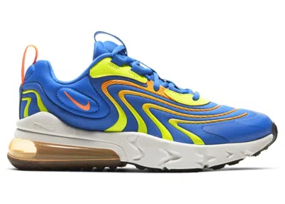 Pre-owned Nike Air Max 270 React Eng Orange Sneakers In Soar/volt/platinum Tint