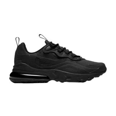 Pre-owned Nike Air Max 270 React Gs 'triple Black' | Kid's Size 4