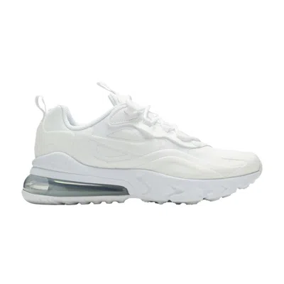 Pre-owned Nike Air Max 270 React Gs 'triple White' | Kid's Size 4