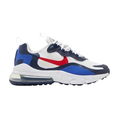 Pre-owned Nike Air Max 270 React Gs 'white Midnight Navy Red' | Kid's Size 7