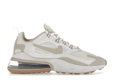 Pre-owned Nike Air Max 270 React Orewood Brown (women's) Sneakers In Summit White/light Orewood Brown