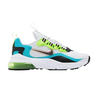 Pre-owned Nike Air Max 270 React Se Ps 'oracle Aqua' | White | Kid's Size 11