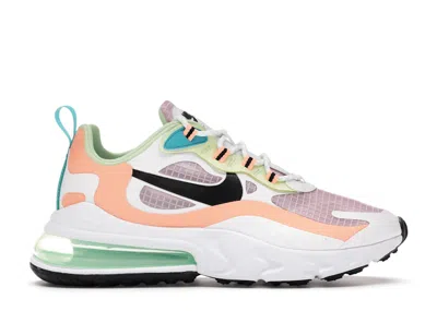 Pre-owned Nike Air Max 270 React Se (women's) Sneakers In Light Arctic Pink/orange Pulse/white