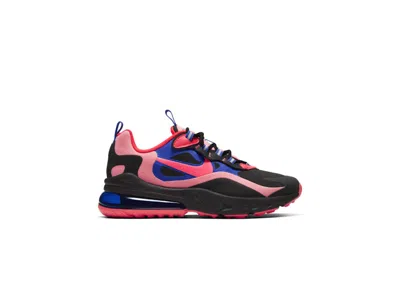 Pre-owned Nike Air Max 270 React Sneakers In Black/racer Blue/sunset Pulse